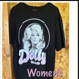 Dolly Parton Graphic Women's Black T-Shirt
